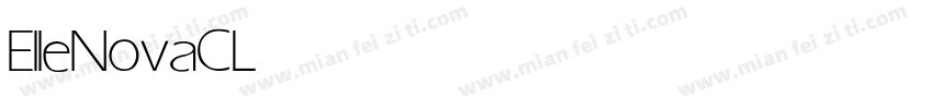 ElleNovaC Light字体转换